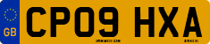 License plate of the United Kingdom, 2001 year system