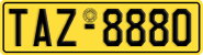 License plate of Greece, Taxi