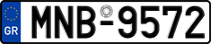 License plate of Greece, Cars