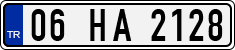 License plate of Turkey, Regular plates