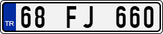 License plate of Turkey, Regular plates