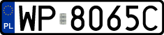 License plates of Poland, Regular car plates