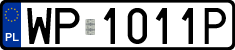 License plates of Poland, Regular car plates