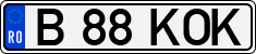 License plate of Romania, Regular plates