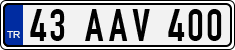 License plate of Turkey, Regular plates
