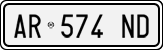 License plate of Italy, Cars (1994 year series)