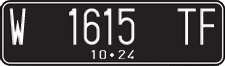 License plate of Indonesia, Regular plates