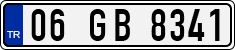 License plate of Turkey, Regular plates