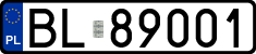 License plates of Poland, Regular car plates