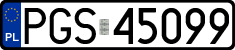 License plates of Poland, Regular car plates