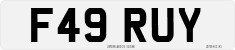 License plate of the United Kingdom, 1983 year system