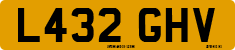 License plate of the United Kingdom, 1983 year system