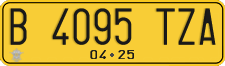 License plate of Indonesia, Commercial vehicles