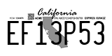 California, Temporary (AB12C34)