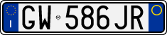License plate of Italy, Cars (1994 year series)
