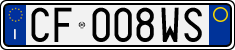 License plate of Italy, Cars (1994 year series)