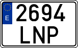 License plates of Spain, Ordinary (2000)
