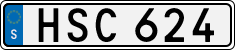 License plate of Sweden, Regular plates