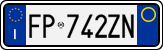 License plate of Italy, Cars (1994 year series)