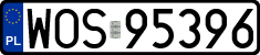 License plates of Poland, Regular car plates