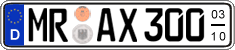 German license plate, Seasonal plates