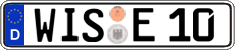 German license plate, Regular plates