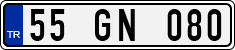 License plate of Turkey, Regular plates