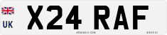 License plate of the United Kingdom, 1983 year system
