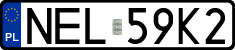 License plates of Poland, Regular car plates