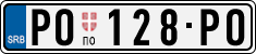 License plate of Serbia, Cars
