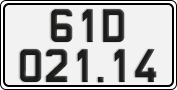 License plate of Vietnam, Cars