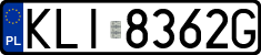 License plates of Poland, Regular car plates