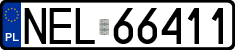 License plates of Poland, Regular car plates
