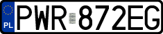 License plates of Poland, Regular car plates