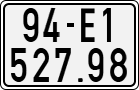 License plate of Vietnam, Motorcycles