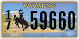 Wyoming, 1(2) 1234X