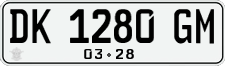 License plate of Indonesia, Regular plates