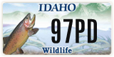 Idaho, Specialty plates