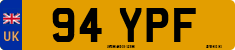 License plate of the United Kingdom, 1932 year system