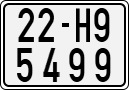 License plate of Vietnam, Motorcycles