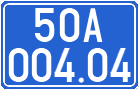 License plate of Vietnam, Government and public administrations