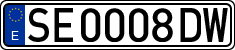 License plates of Spain, 1971 year series