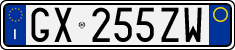 License plate of Italy, Cars (1994 year series)