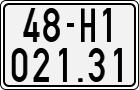 License plate of Vietnam, Motorcycles