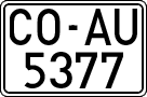 License plates of Spain, 1971 year series
