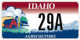 Idaho, Specialty plates