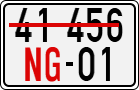 License plate of Vietnam, Diplomatic