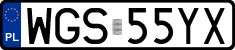 License plates of Poland, Regular car plates