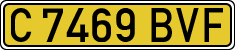 License plates of Spain, Specialty plates