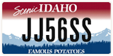 Idaho, Vanity Plates